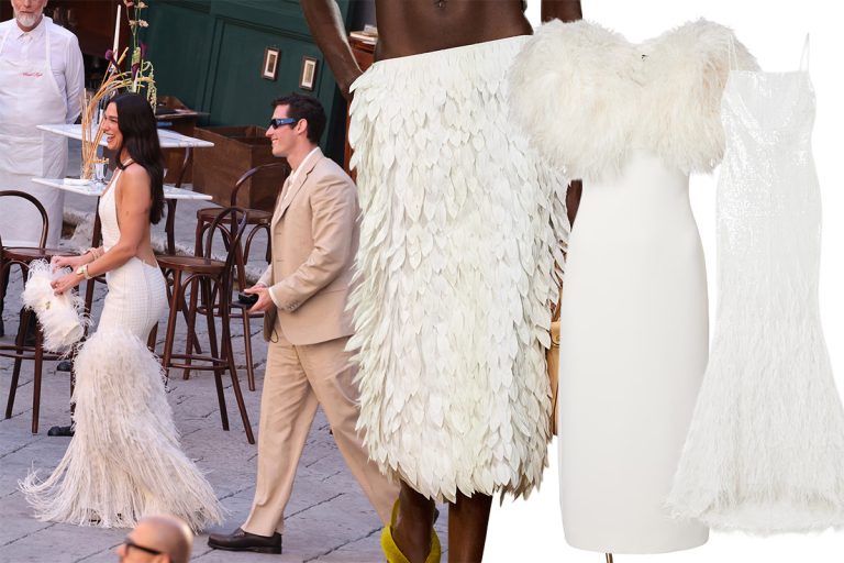 Feathers are having a bridal moment — shop the trend here